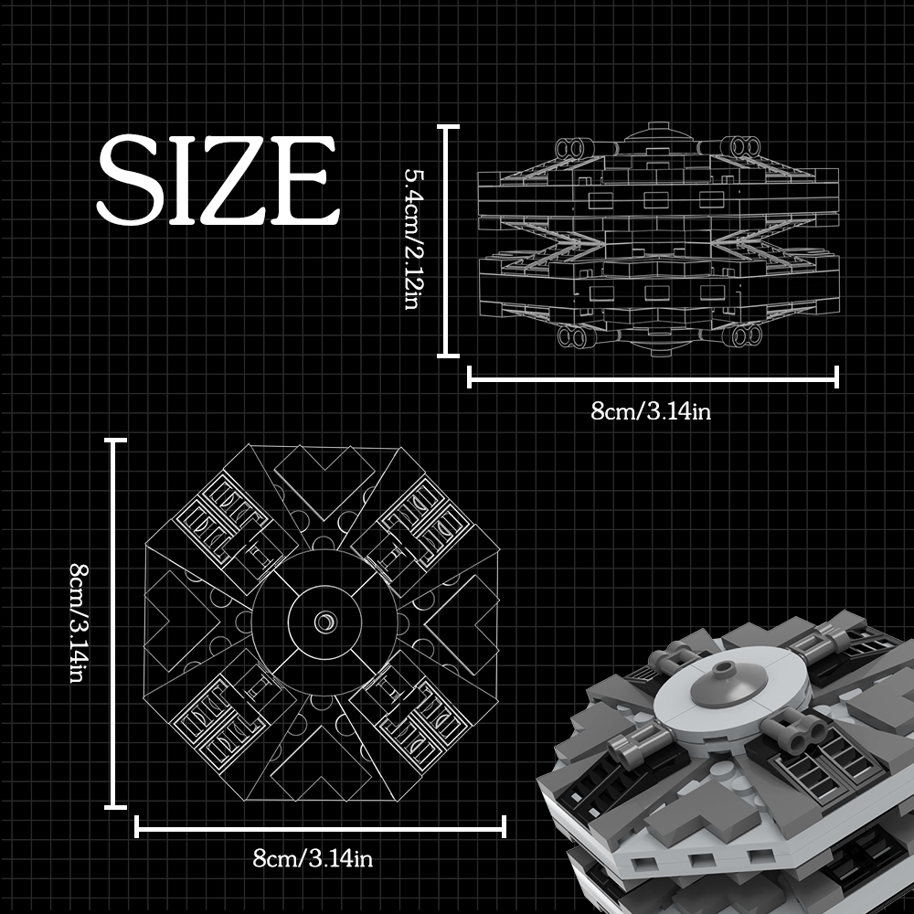 moc 66068 mini mothership cylon base with 126 pieces 2 - LEPIN Germany