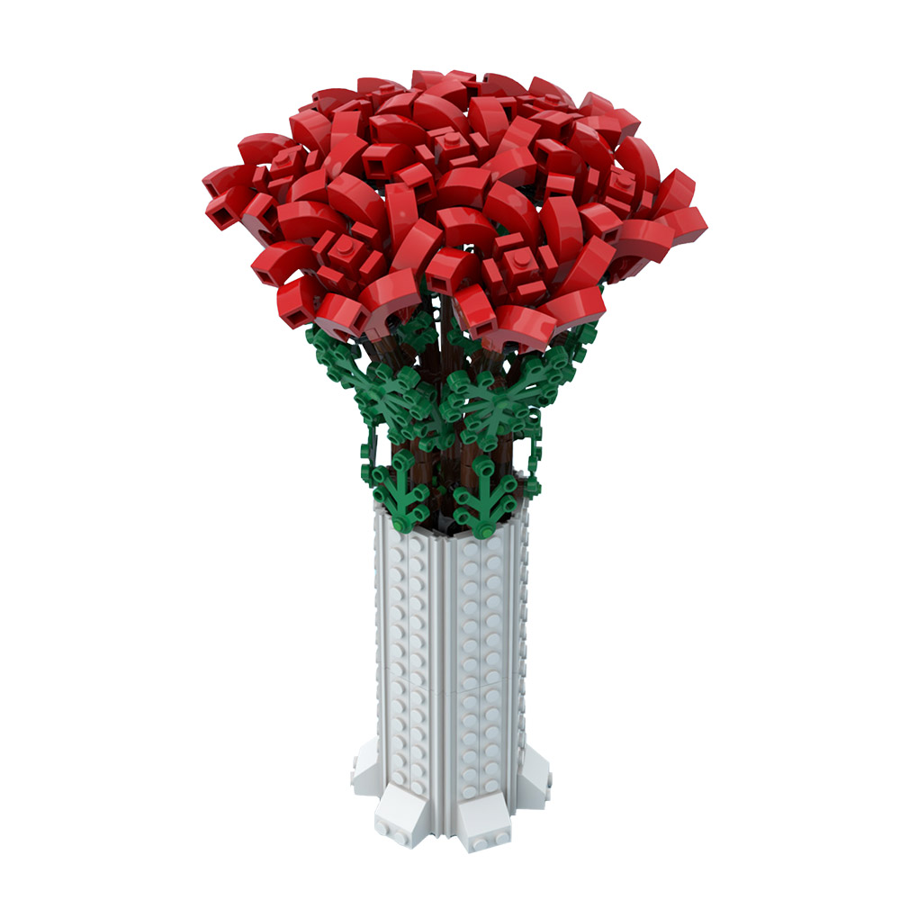 moc 67229 small bouquet of roses creator by ben stephenson moc factory 234629 1 - LEPIN Germany