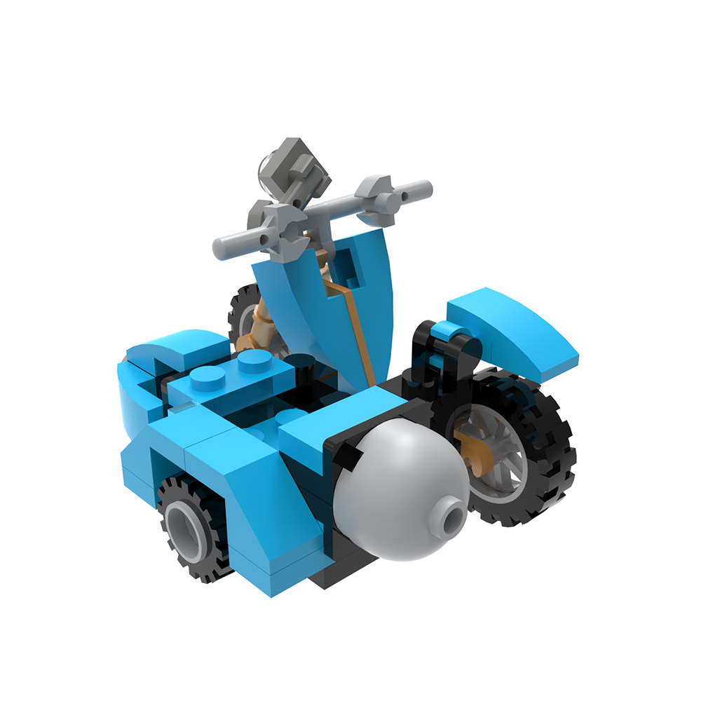 moc 67636 magic sidecar with 46 pieces 1 - LEPIN Germany