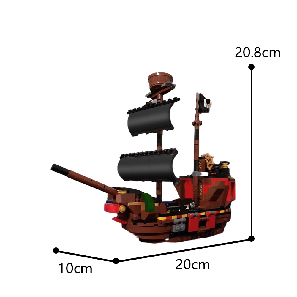 moc 72105 additional pirate ship with 477 pieces 1 - LEPIN Germany