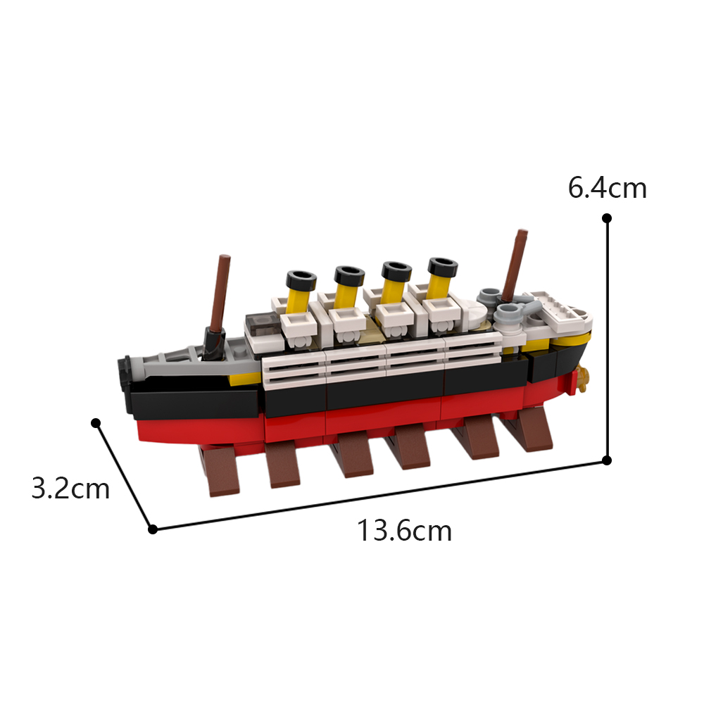 moc 90208 the micro titanic with 152 pieces 1 - LEPIN Germany