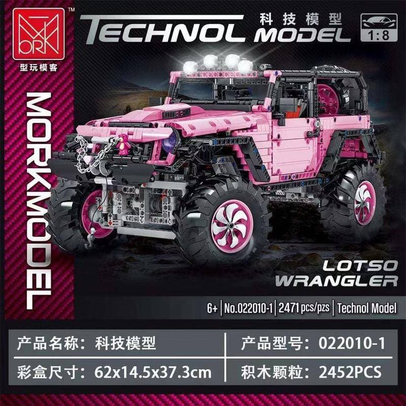 mork 022010 1 pink wrangler off road car 3185 - LEPIN Germany