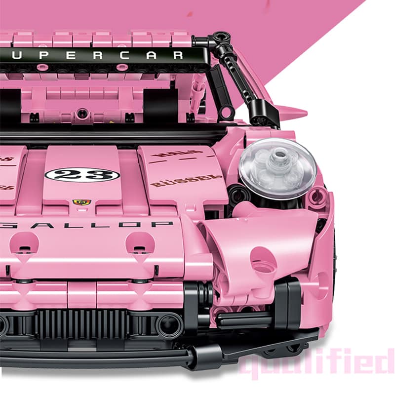 mork 023024 2 pink porsche gt super car 6948 - LEPIN Germany
