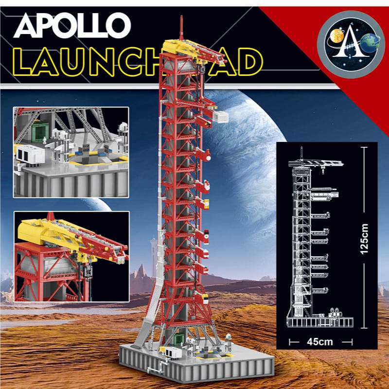 mork 031003 apollo saturn v launch umbilical tower 6259 - LEPIN Germany