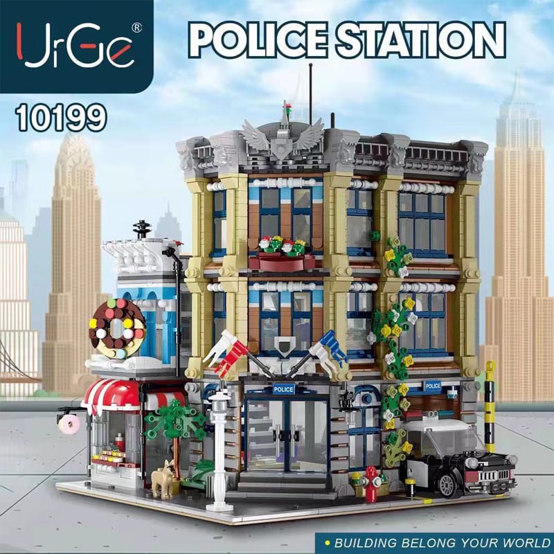 mork 10199 brick town police station 5358 - LEPIN Germany