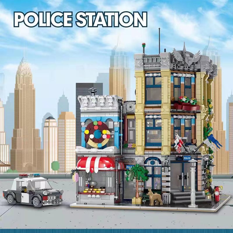 mork 10199 brick town police station 8543 - LEPIN Germany