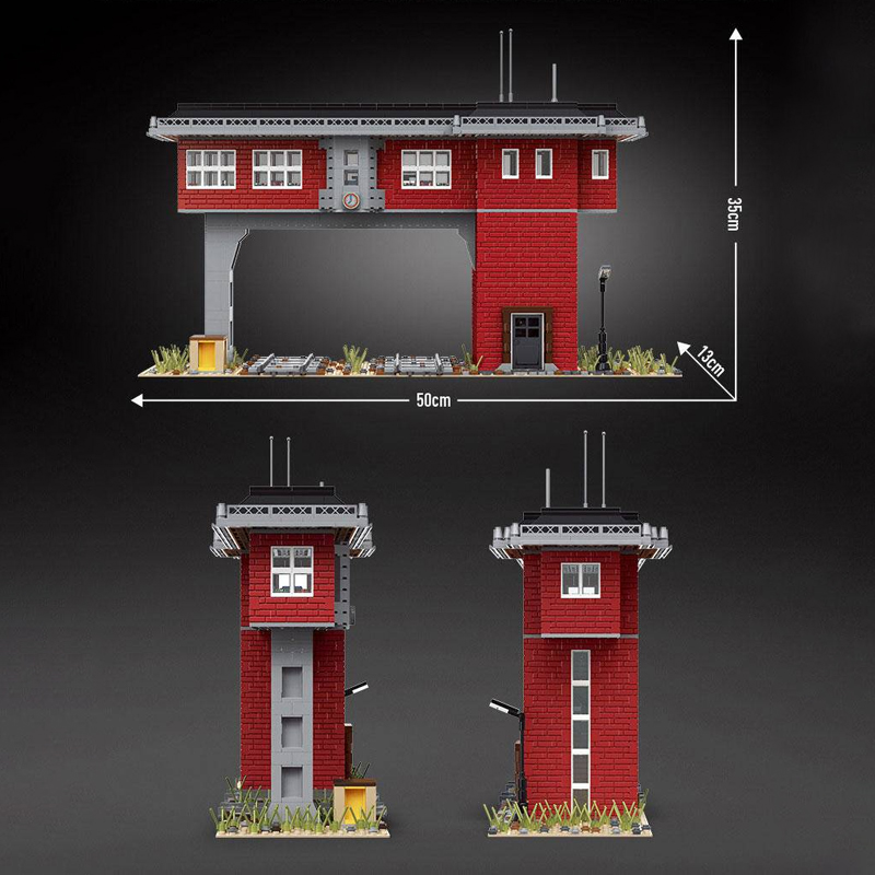 mouldking 12009 world railway train signal station with 1809 pieces 3 - LEPIN Germany