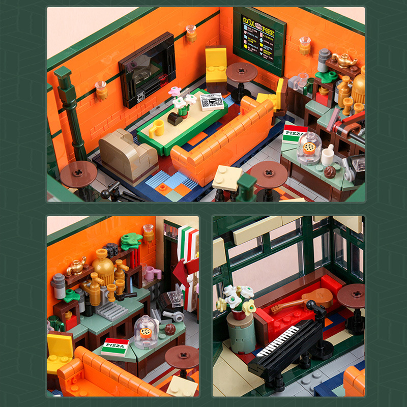mouldking 16014 central perk big bang theory modular friend series with 4488 pieces 3 - LEPIN Germany