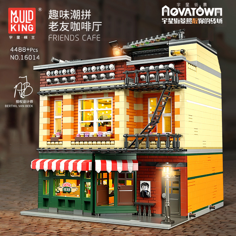 mouldking 16014 central perk big bang theory modular friend series with 4488 pieces - LEPIN Germany