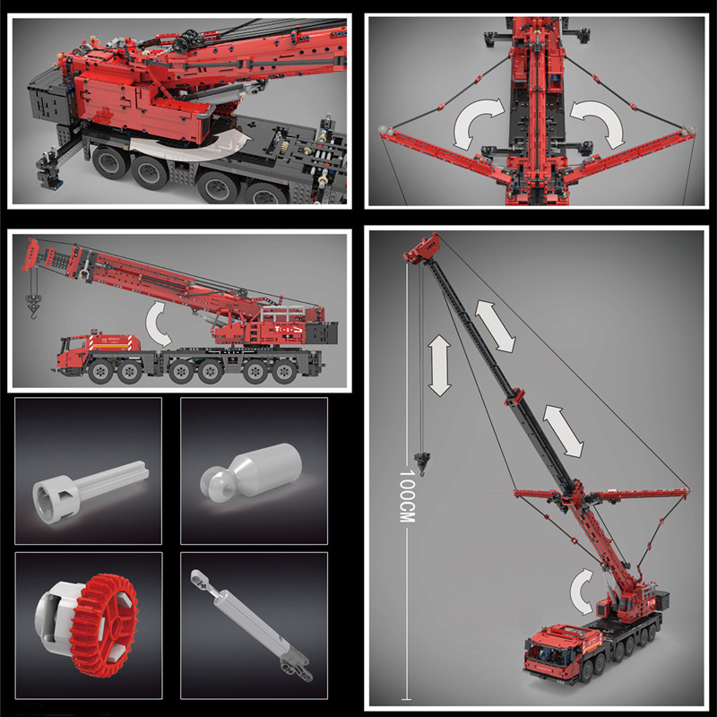 mouldking 17013 grove mobile crane with rc with 4460 pieces 3 - LEPIN Germany