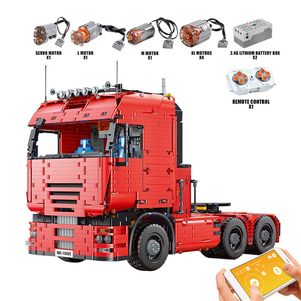 mouldking 19005 moc 2475 pneumatic tractor truck with 4825 pieces 4 - LEPIN Germany