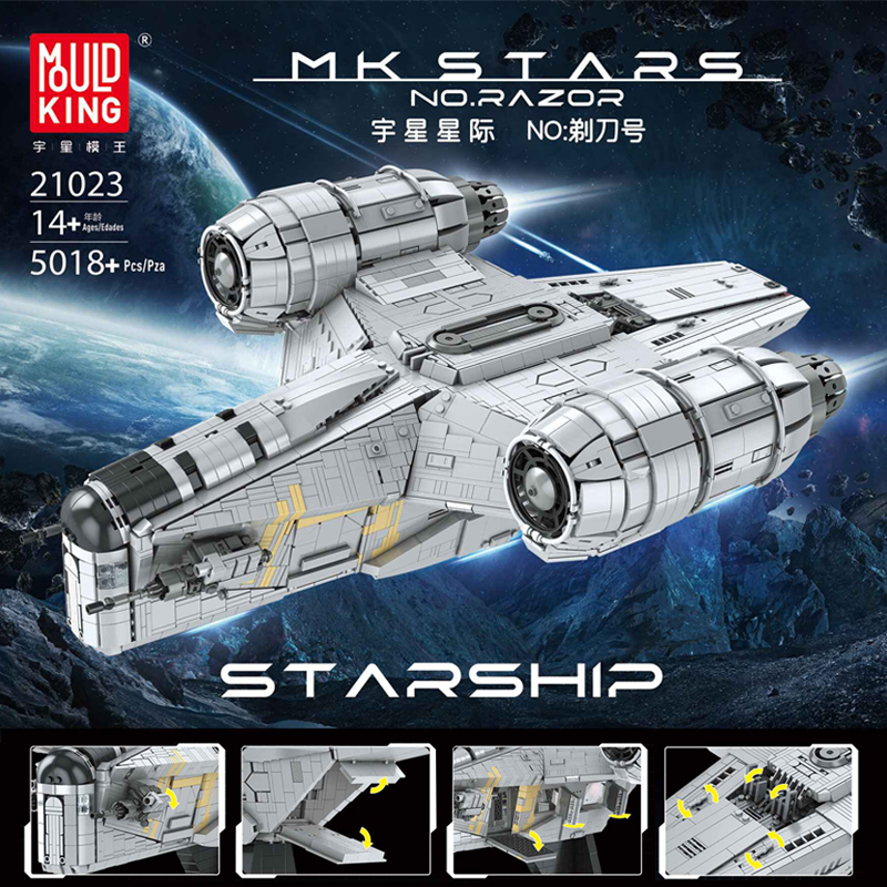 mouldking 21023 razor starship with 5018 pieces - LEPIN Germany