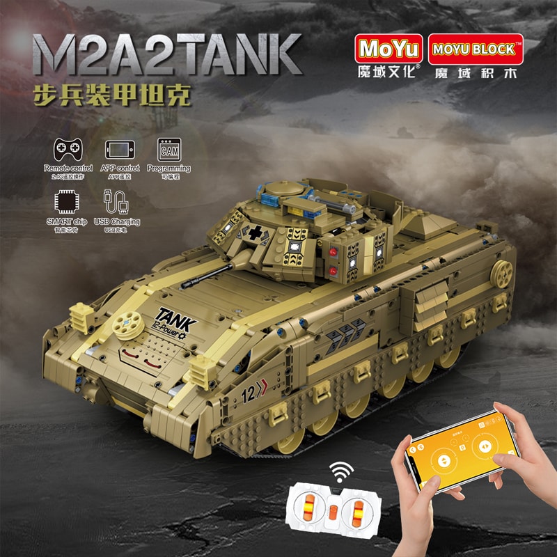 moyu my86001 m2a2 tank with rc 1807 - LEPIN Germany