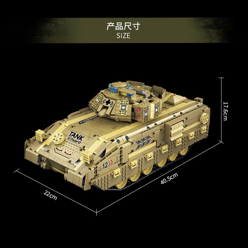 moyu my86001 m2a2 tank with rc 7795 - LEPIN Germany
