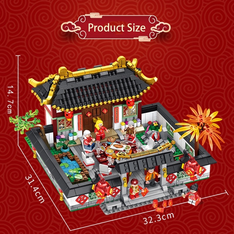 panlos 61001 chinese new years party 6690 - LEPIN Germany