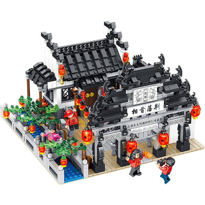 panlos 61002 huipai house ancient architecture china town 8996 - LEPIN Germany