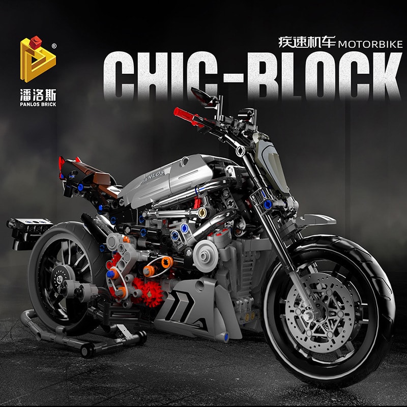panlos 672002 chic block motorbike ducati devil 3010 - LEPIN Germany