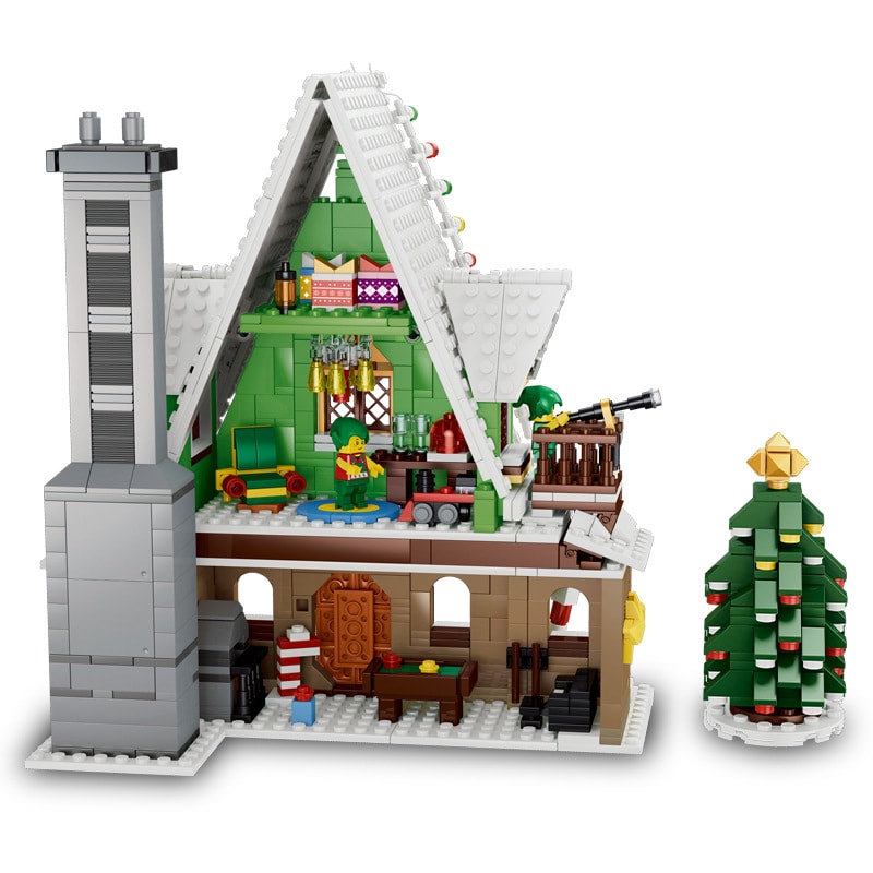 qizhile 90012 winter christmas village elf club house compatible 10275 6956 - LEPIN Germany