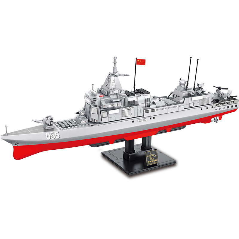 sembo 105767 type 055 destroyer iron blood heavy equipment 7904 - LEPIN Germany