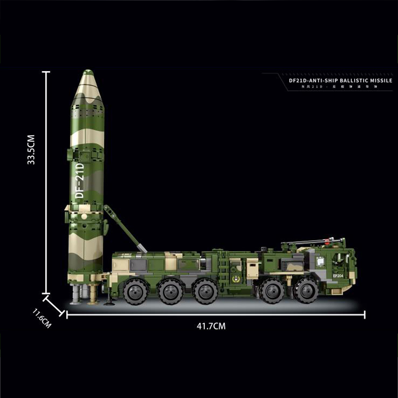 sembo 105795 df21d anti ship ballistic missile military 8612 - LEPIN Germany