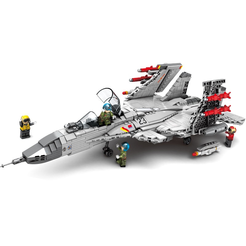 sembo 202055 shandong ship j 15 shipborne fighter flying shark 6574 - LEPIN Germany