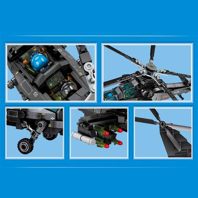 sembo 202119 z 10 attack helicopter 3306 - LEPIN Germany