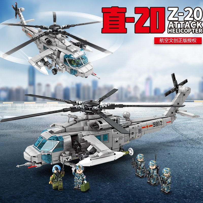 sembo 202125 z 20 attack helicopter 7241 - LEPIN Germany