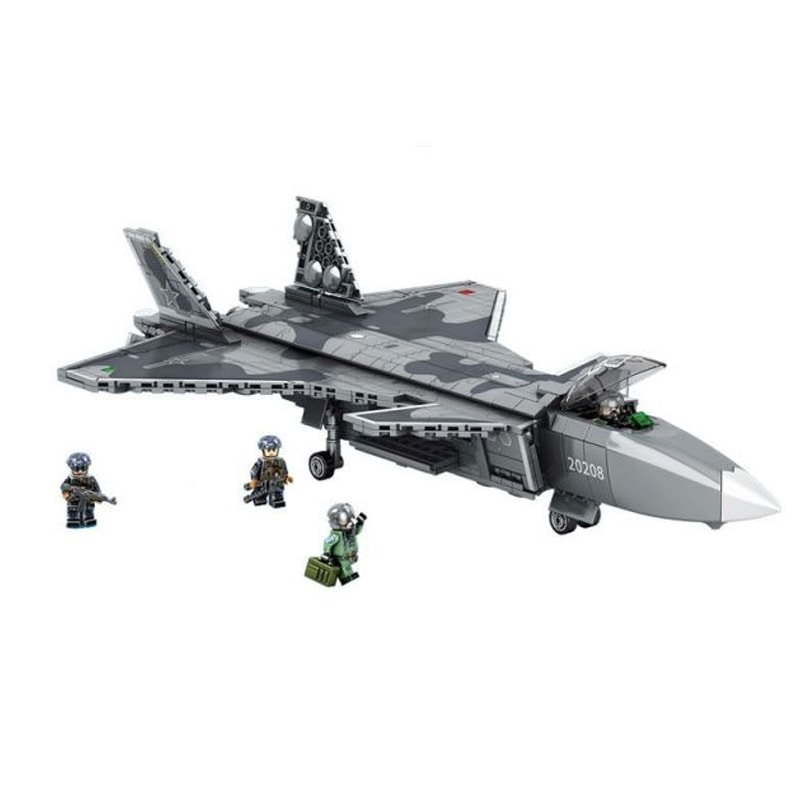 sembo 202128 j 20 fighter aircraft 4371 - LEPIN Germany