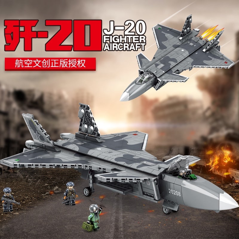 sembo 202128 j 20 fighter aircraft 7283 - LEPIN Germany