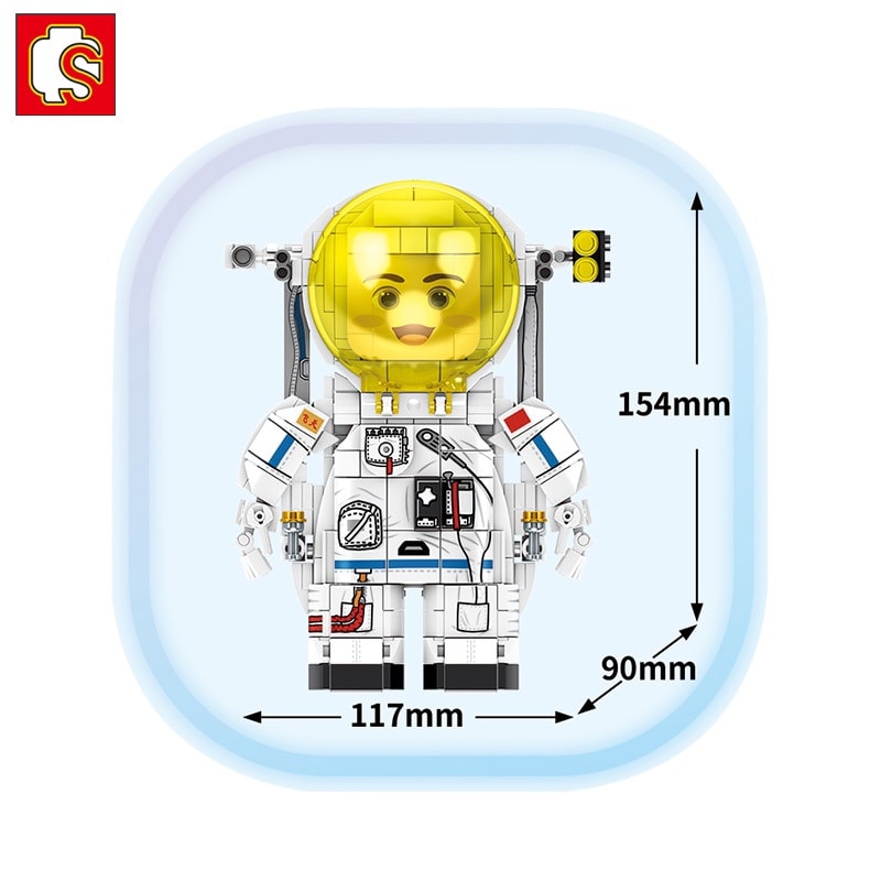 sembo 203017 super cute rocket q version of the astronaut 8306 - LEPIN Germany