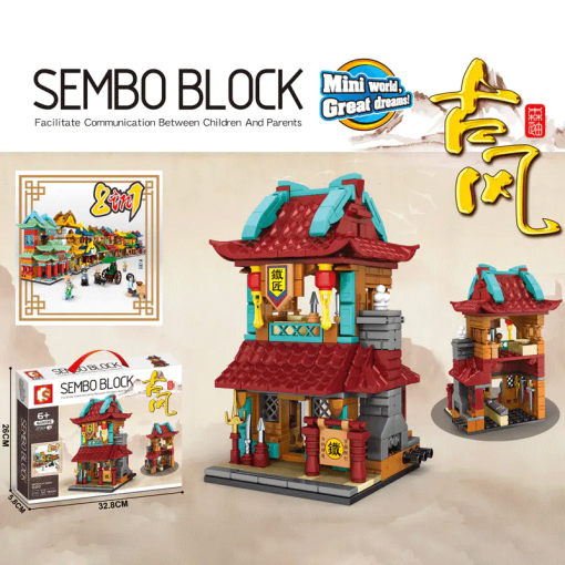 sembo 601033 601036 antiquity mini model series building block 8670 - LEPIN Germany