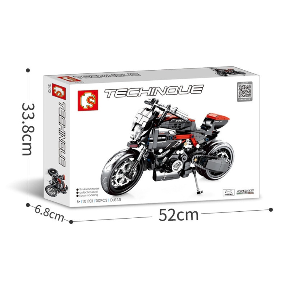 sembo 701703 ducati motor super motorbike 6604 - LEPIN Germany
