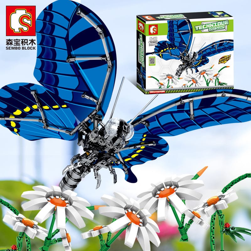 sembo 703601 swallowtail butterfly 1819 - LEPIN Germany