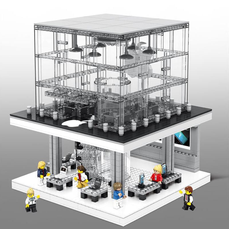 sembo sd6900 apple store with led light 8842 - LEPIN Germany
