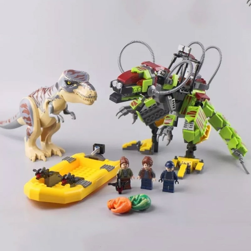 sy 1410 compatible with moc 75938 t rex vs dino mech battle jurassic world movie 2616 - LEPIN Germany