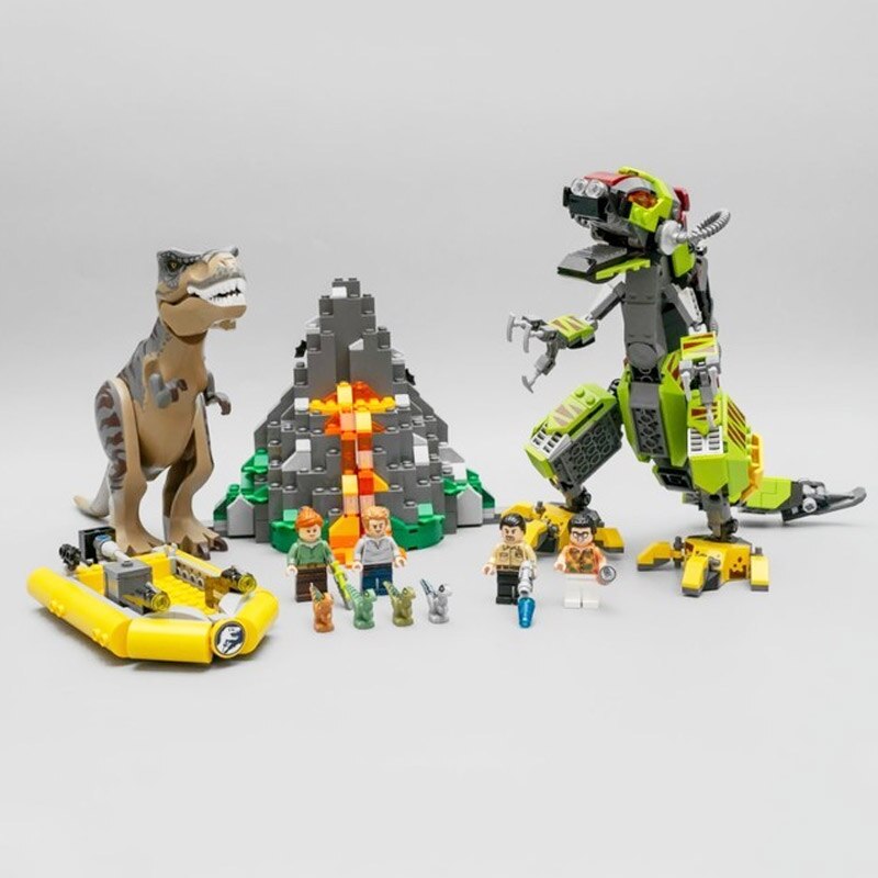 sy 1410 compatible with moc 75938 t rex vs dino mech battle jurassic world movie 6886 - LEPIN Germany