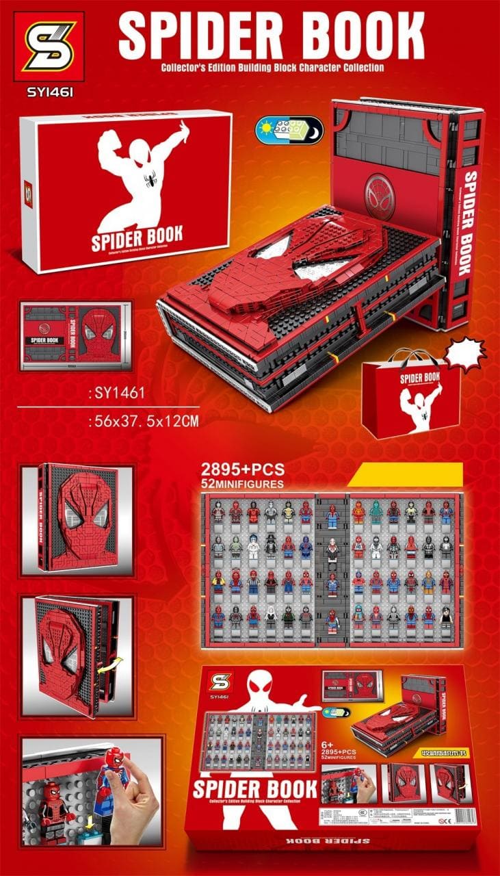 sy 1461 spiderman book collection 4413 - LEPIN Germany