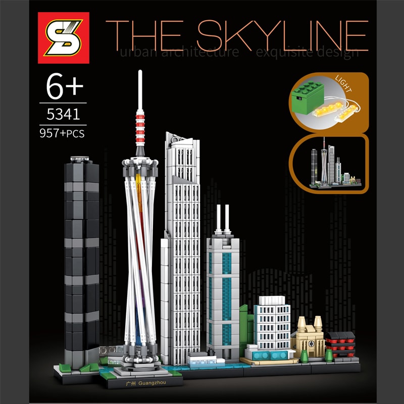 sy 5341 the skyline guangzhou 8097 - LEPIN Germany