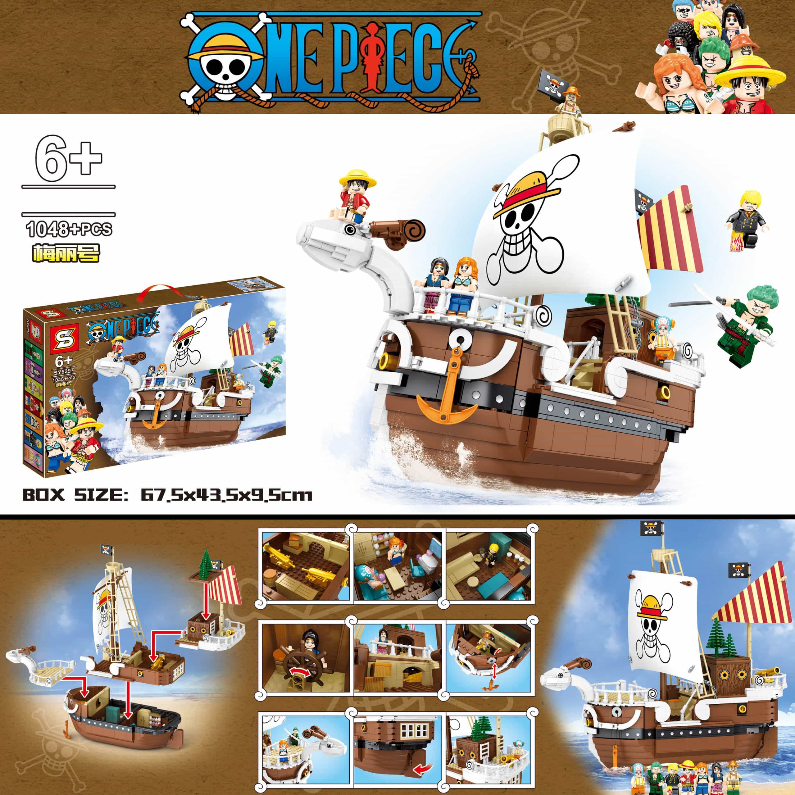 sy 6297 going merry straw hat ship 5521 - LEPIN Germany