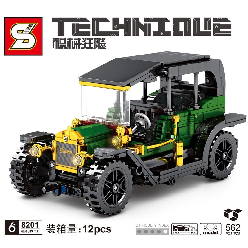 sy 8201 mechanical rage ford model t pull back 1469 - LEPIN Germany