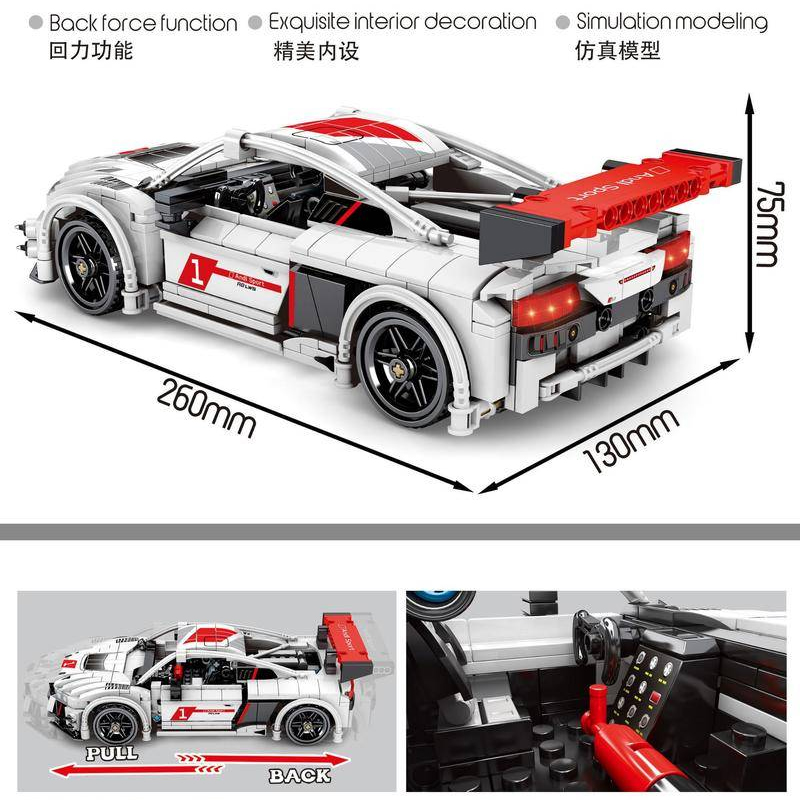 sy 8301 8400 8401 technique super car 4174 - LEPIN Germany