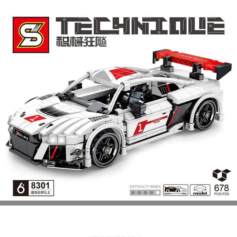 sy 8301 8400 8401 technique super car 6543 - LEPIN Germany