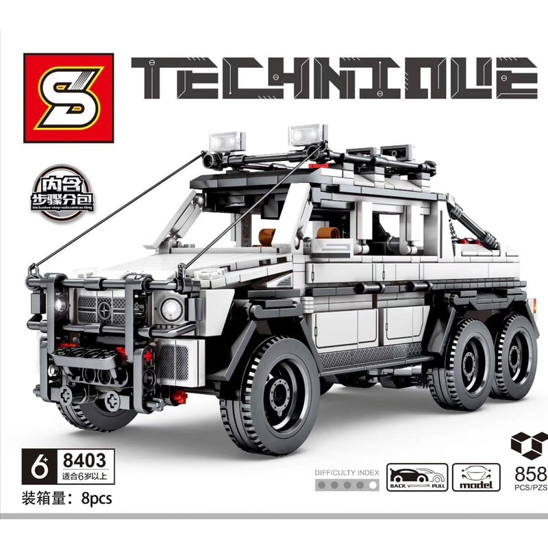 sy 8403 mercedes benz g63 amg 66 pull back car 1609 - LEPIN Germany