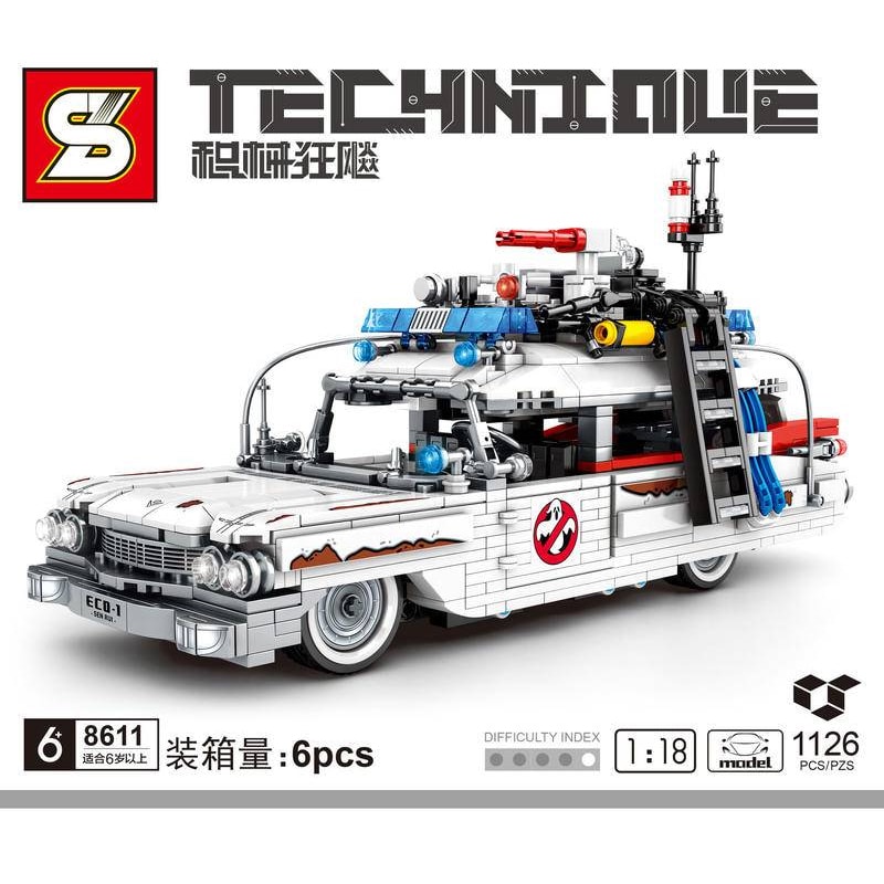 sy 8611 ghostbusters ecto 1 118 6022 - LEPIN Germany