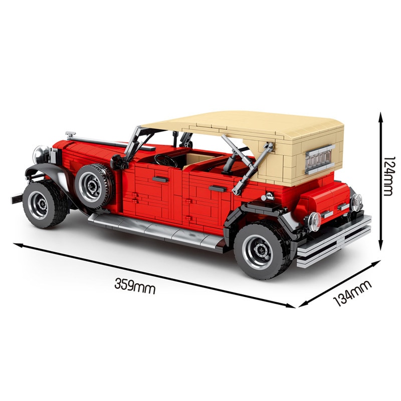 sy 8612 juggernaut frenzy red classic car 114 with rc 3023 - LEPIN Germany