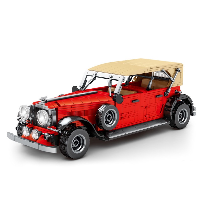 sy 8612 juggernaut frenzy red classic car 114 with rc 3881 - LEPIN Germany