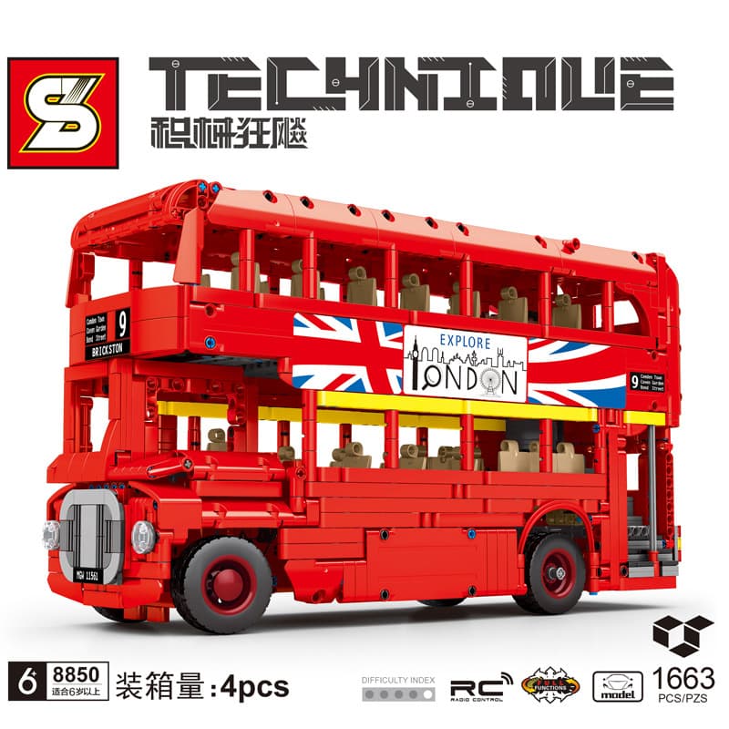 sy 8850 london bus with motor 3018 - LEPIN Germany