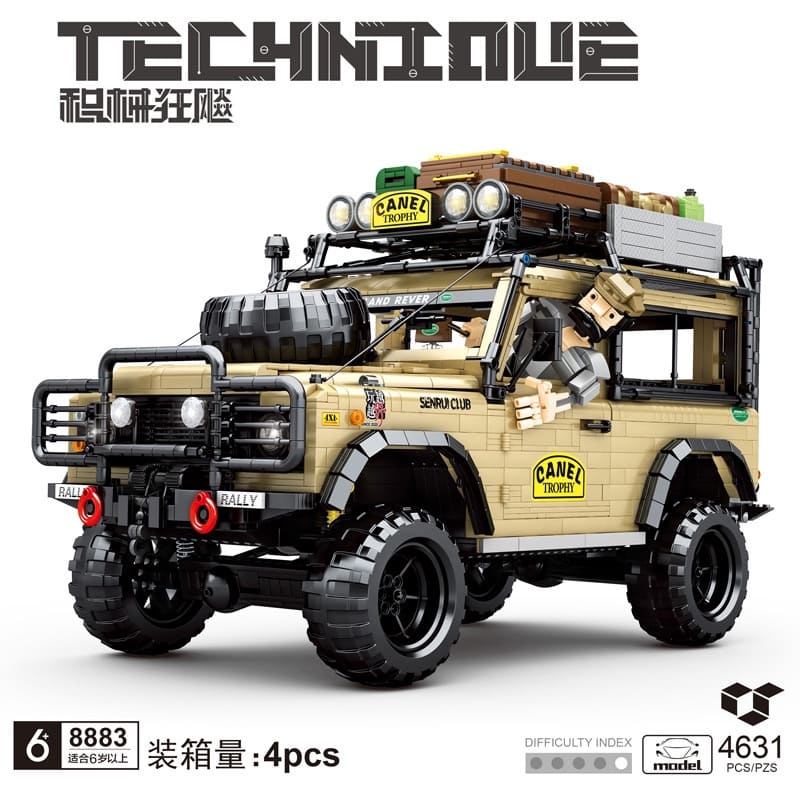 sy 8883 land rover camel cup mountain buggy off road car 6642 - LEPIN Germany