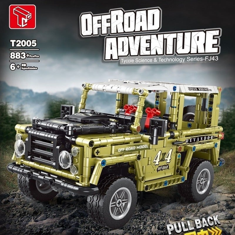 tigaole t2005 land rover defender pull back 5782 - LEPIN Germany