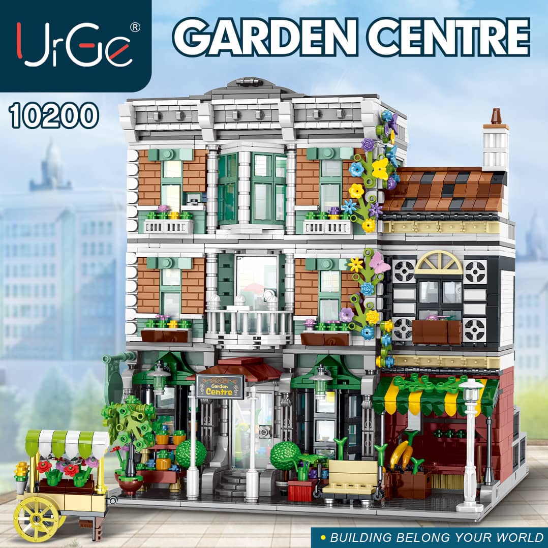 urge 10200 bricks blooms modular garden centre 1420 - LEPIN Germany